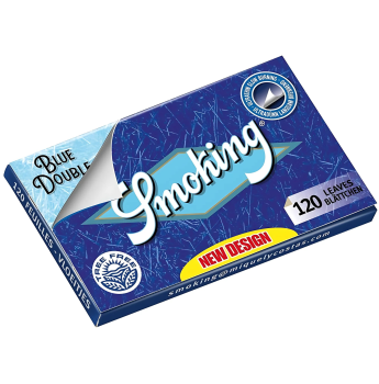 Smoking - Blue Double Window Box (120 Blatt)
